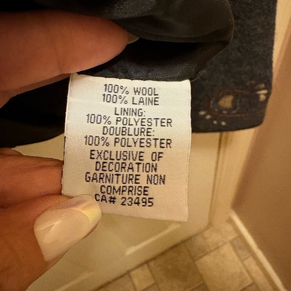 Icelandic Design Wool Embroidered Cardigan Jacket Size M - Picture 4 of 13